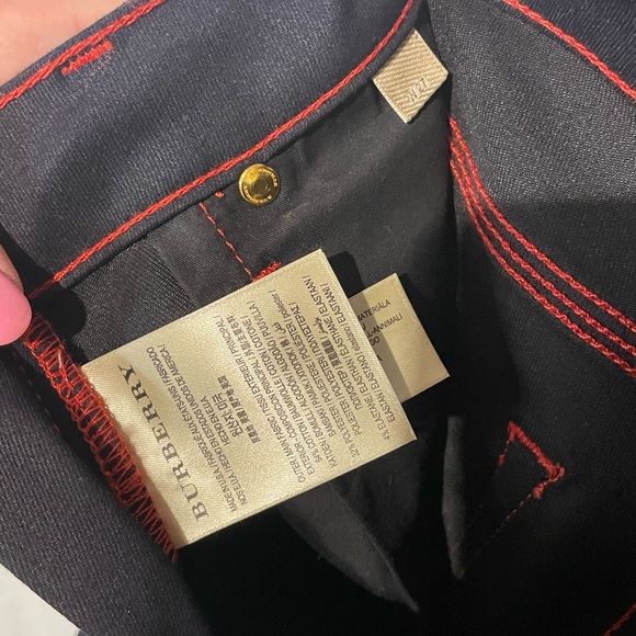 Burberry Brit Flare High Rise Denim Jeans - Picture 4 of 4